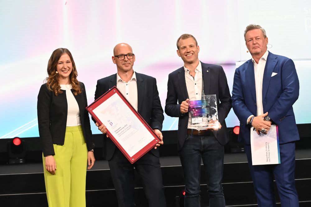 Übergabe des Staatspreises für Digitalisierung 2024 ©4GAMECHANGERS